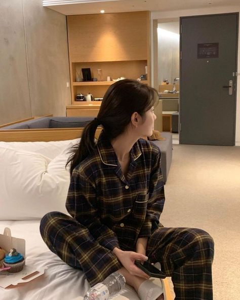 Pajamas Pictures Ideas, Korean Pajamas Aesthetic, Korean Pijama, Pajamas Korean, Korean Girl Style, Moda Ulzzang, Korean Pajamas, Pajamas Aesthetic, Pajama Outfit