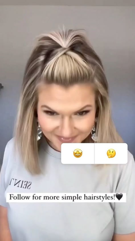 Cute hairstyle idea for all length 💕 For more hairstyle ideas follow @sacbakimivesagligi 💫 Hair by @brittany.chenderson ✨ #hairstyleideas… | Instagram Short Hair Updo Easy, Bump Hairstyles, Short Hair Up, Hairstyles Bubble, Short Hairstyles Fine, Braids Volleyball, Hairstyle Idea, Bubble Braids, Corte Bob