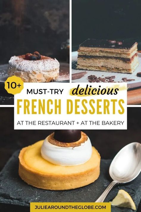 Best French Food, France Dessert, French Cuisine Recipes, Traditional French Desserts, Travel To Paris, French Dessert Recipes, Paris Cakes, Food To Try, French Dessert