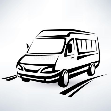 Mini van outlined sketch. Vector symbol , #sponsored, #outlined, #van, #Mini, #symbol, #Vector #ad Van Drawing, Camper Logo, Trailer Logo, Transportation Logo, Turkish Van Cats, شرم الشيخ, Surf Logo, Transit Camper, Van Wrap