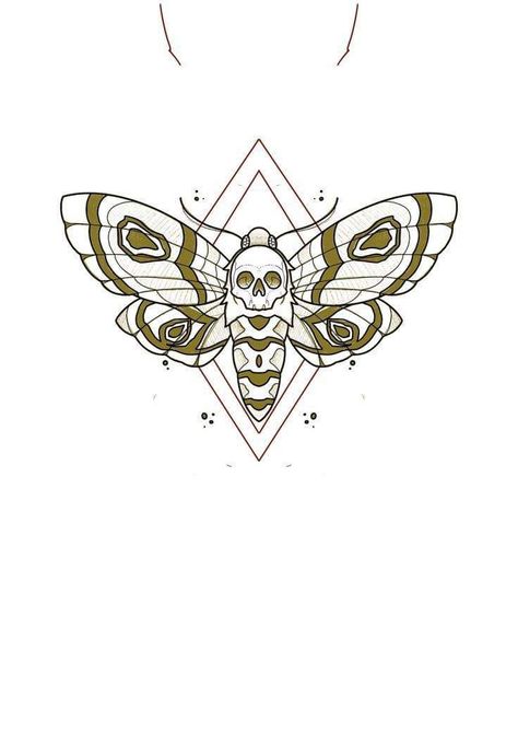 Moth Flash Art, Moth Skull Tattoo, Moth Tattoo Stencil, Skull Moth Tattoo, Moth Outline, Traditional Moth Tattoo, Moth Artwork, Half Moon Tattoo, Moth Drawing