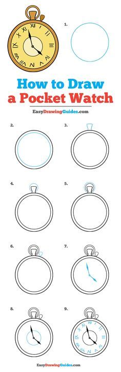 Learn How to Draw a Pocket Watch: Easy Step-by-Step Drawing Tutorial for Kids and Beginners. #PocketWatch #DrawingTutorial #EasyDrawing See the full tutorial at https://easydrawingguides.com/how-to-draw-pocket-watch/. Pocket Watch Outline, Pocket Watch Drawing, Beginner Sketches, Watch Drawing, Easy Drawing Steps, Drawing Tutorials For Beginners, Drawing Tutorials For Kids, Cute Watches, Roses Drawing