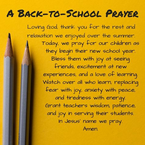 Prayer Template, Prayer For Students, Back To School Prayer, Teacher Prayer, Resource Room Teacher, New Years Prayer, Teacher Encouragement, Prayer Images, Prayer For My Children