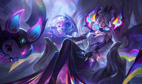 Star Nemesis Morgana, Star Nemesis, Star Guardian Skins, Morgana League Of Legends, League Of Legends Art, League Legends, League Of Legends Memes, League Of Legends Characters, Splash Art