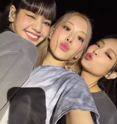 #rose #roseblackpink #jennie #jenniekim #lisa #lisamanoban Best Friend Gifs, Rosé Aesthetic, Friends Gif, Lisa Rosé, Black Pink Songs, Jennie Lisa, Rosé Blackpink, Blackpink Rose, Blackpink Lisa