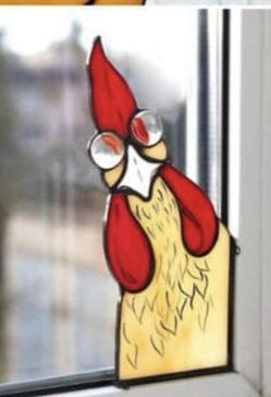 Stained Glass Chicken Patterns Free, Stained Glass Chickens, Chicken Stained Glass Pattern, Chicken Pattern, Stained Glass Pattern, Corner Decor, Glass Pattern, Chandelier Floor Lamp, Stained Glass Panels