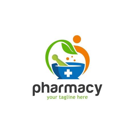 Medical and Pharmacy Logo Design Template Logo Pharmacy, Pharmacy Logo, Logo Design Template, African Fashion Dresses, Pharmacy, Design Template, African Fashion, Vector Art, Vector Free