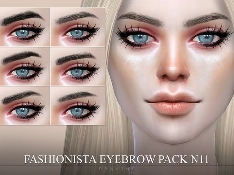 Pralinesims's Sims 4 Downloads Cc Eyebrows, Cc Makeup, Sims Makeup, Female Makeup, Sims 4 Cc Eyes, Sims 4 Skin, Sims 4 Black Hair, The Sims 4 Skin, Sims 4 Makeup