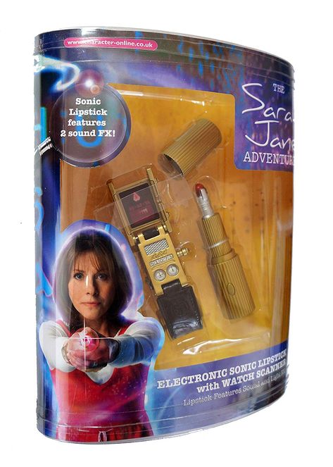 Sarah Jane Adventures - Sonic Lipstick Gift Set: Amazon.co.uk: Toys & Games Sonic Lipstick, Sarah Jane Adventures, Doctor Who Outfits, Lipstick Gift, Sarah Jane Smith, Lipstick Gift Set, Doctor Who Merchandise, Alex Kingston, Jane Smith