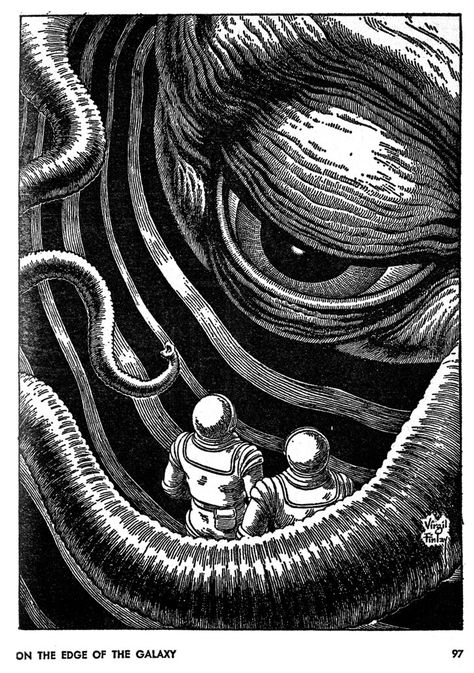 Virgil Finlay, Art Spatial, Psy Art, Cosmic Horror, Ink Artwork, Pulp Art, Science Fiction Art, Retro Futurism, Cthulhu