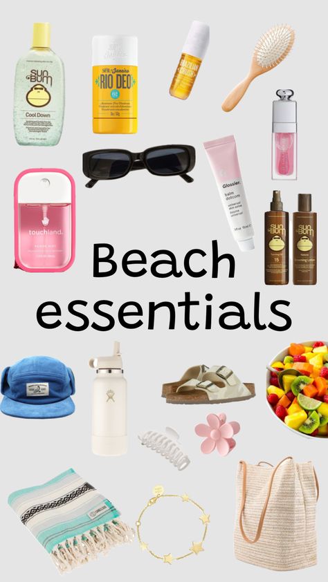 #beachessentials Lake Bag, Summer Bag Essentials, Lake Essentials, Lake Weekend, What To Pack For Vacation, Bag Supplies, Beach Bag Essentials, Pool Essentials, Summer Tips