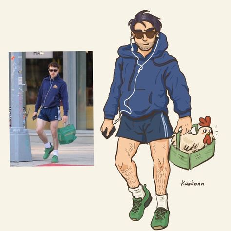 Saw this pic of Paul Mescal on twitter and I got inspired lolol – @kaikonn on Tumblr Shane X Farmer, Stardew Valley Fanart Ship, Shane Sdv, Stardew Valley Shane, Shane Stardew Valley, Shane Stardew, Shane & Shane, Stardew Valley Fanart, Paul Mescal