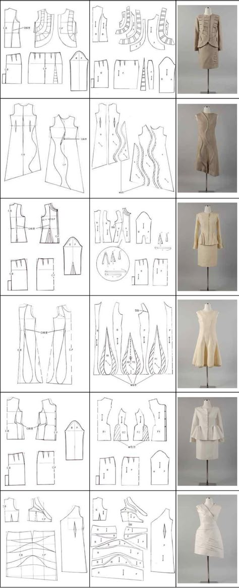 Pola Blus, Pola Rok, Projek Menjahit, Bodice Pattern, Couture Mode, Diy Sewing Clothes, Fashion Sewing Pattern, Pattern Drafting, Dress Sewing Patterns