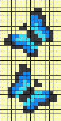 Small Butterfly Pixel Art, Cute Pixel Art Grid Easy, Pixel Art Pattern Easy Cute, 13x13 Pixel Art, Pixley Art Small, Hamahelmet Ideas, Pixel Art Flower Small, Pixel Art Avocado, Pixel Art Drawings Ideas