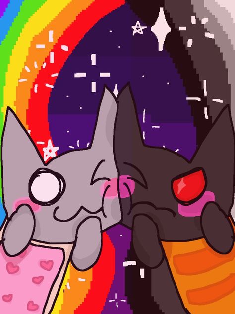 Waffle Cat Nyan Cat, Nyan Cat And Tac Nyan Matching Pfp, Nyan Cat And Tac Nyan Matching Pfps, Nyan Cat Matching Pfps, Nyan Cat And Tac Nyan, Nayn Cat, Nyan Cat Pfp, Tac Nyan, Tac Nayn