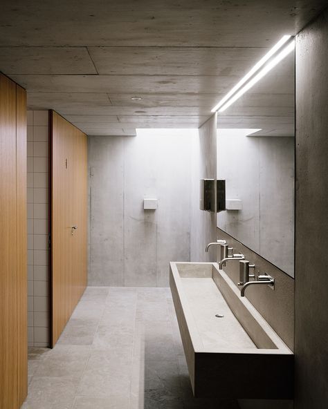 Office Bathroom Design, Public Restroom Design, Commercial Bathroom Designs, Commercial Toilet, Restroom Design, Public Bathrooms, Mall Design, Washroom Design, Public Restroom