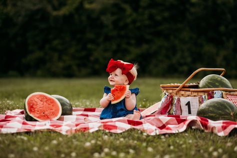 Watermelon Cake Smash, Summer Baby Pictures, Watermelon Pictures, 2nd Birthday Photos, Mini Photo Sessions, Baby Milestones Pictures, Watermelon Baby, 1st Birthday Pictures, Baby Milestone Photos