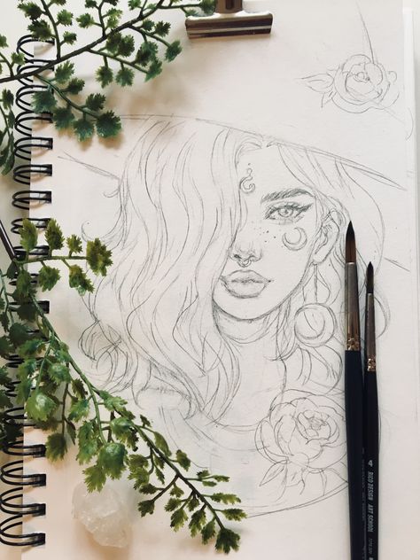 #witch #witchywoman #witchcraft #sketchbook Witches Drawing Aesthetic, Wiccan Art Drawing, Witch Sketch Pencil, Witchcraft Art Drawing, Witch Drawing Aesthetic, Witch Drawing Pencil, Witch Sketchbook, Witchcraft Painting, Witch Drawing Reference