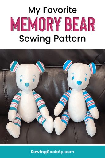 My Favorite Memory Bear Pattern – Sewing Society Birth Weight Memory Bear, Memory Bears Pattern Free Printable, Memory Bears Pattern Free, Memory Bear Pattern, Memory Items, Memory Bears Pattern, Hospital Blankets, Bear Patterns Free, Creating Keepsakes