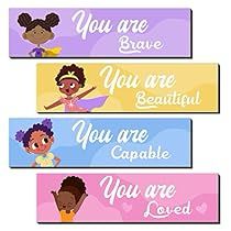 Bathroom Wall Signs, Room Decor Posters, Magic Princess, Princess Power, Wall Art Set Of 4, Power Wall, Motivational Wall Decor, Wall Art For Kids, Girl Wall Art