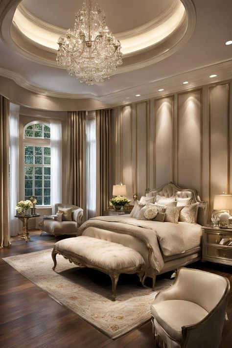 Step into royalty with our palatial master bedroom ideas. From ornate headboards to crystal chandeliers, learn how to infuse your space with regal charm and luxurious details fit for a king or queen. #RegalBedroom #PalatialDesign #LuxuryMasterSuite Royalty Room, Glam Decor Ideas, Cozy Glam Bedroom, Cozy Glam, Glam Bedroom Decor, Elegant Bedroom Decor, Luxury Bedroom Decor, Glam Bedroom, Small Bedroom Decor