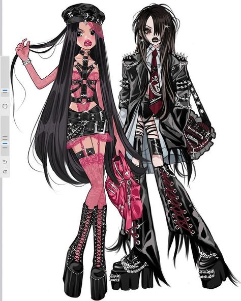 Visual Kei Outfits, Visual Kei Fashion, Fashion Sketchbook Inspiration, Instagram Profile Picture, Slay Outfits, Monster High Art, Fashion Sketchbook, Princess Ball Gowns, Doodle Sketch