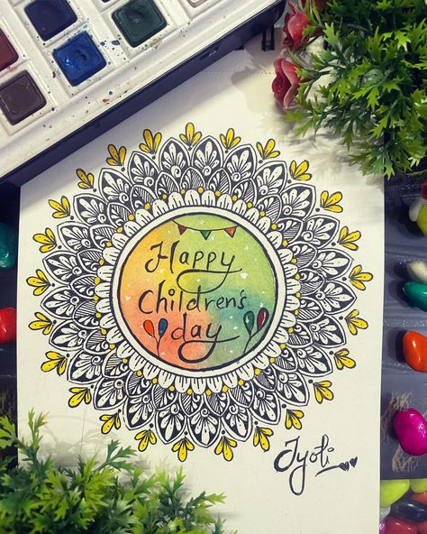 Children's Day Special Drawing, Children Day Poster Design Drawing, Childrens Day Poster Creative, Children Day Poster Design, Children's Day Poster, Children Day, Like Comment And Subscribe, Doodle Art Drawing, Poster Drawing