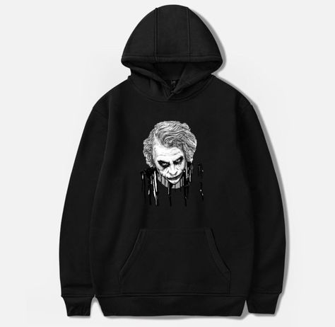 Joker Hoodie, Knight Hoodie, Ocean Shirt, Artsy Gift, Star Tshirt, Heath Ledger, Halloween Hoodie, The Dark Knight, The Joker