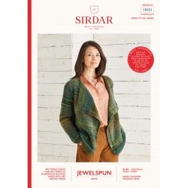 Sirdar 10025 Drape Cardigan in Jewelspun (downloadable PDF) Aran Knitting, Ombre Cardigan, Aran Cardigan, Aran Knitting Patterns, Knitted Patterns, Wedding Kit, Cardigan Knitted, Waterfall Cardigan, Crochet Supplies