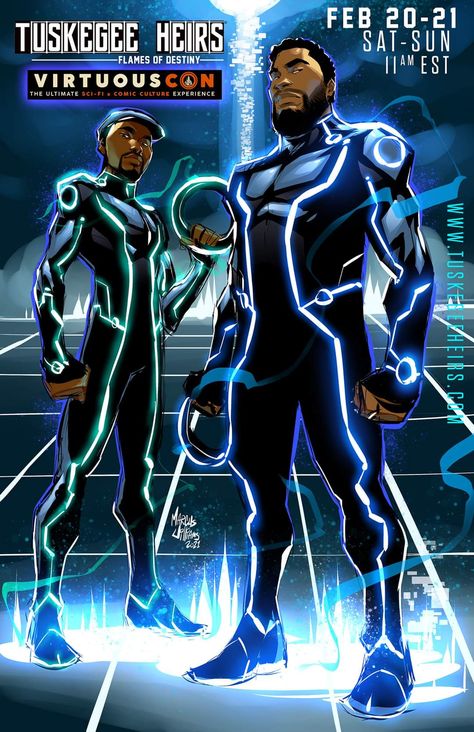 Tuskegee Heirs, Marcus Williams, Seminole Wars, African Superhero, Afrofuturism Art, Comic Boards, Black Panther Art, Cartoon Character Tattoos, Black Comics