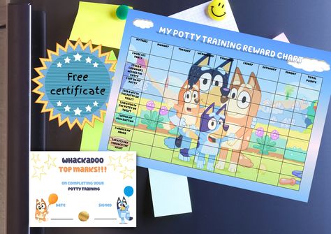 Printable Potty Training Chart, Potty Training Reward Chart, Potty Training Rewards, Completion Certificate, Potty Chart, Potty Training Chart, Reward Charts, Free Certificates, Reward Chart