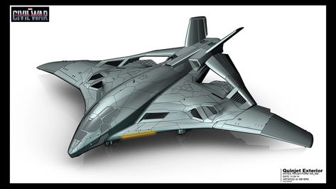 Avengers Quinjet Civil War by Michael Meyers. Aerospace Design, Space Ships Concept, Space Ship Concept Art, Starship Design, Experimental Aircraft, Sci Fi Ships, Spaceship Art, Spaceship Concept, Spaceship Design