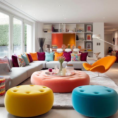 Blue Couch Living, Gorgeous Living Room, Colorful Living Room, Colourful Living Room Decor, Sofa Chairs, Colourful Living Room, Transitional Living Rooms, Minimalist Room, Living Room Decor Cozy