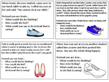 These activity cards with scenarios allow students to express empathy. These are used in conjunction of the story "Stand In My Shoes". Stand In My Shoes Activity, Walk In My Shoes Activity, Picture Board, Body Gym, Glamour Nails, Full Body Gym Workout, Walk In My Shoes, Classroom Fun, Classroom Community