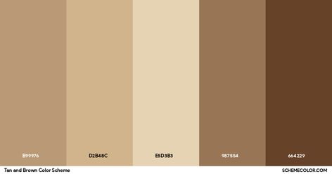 Tan Shades, Brown Color Scheme, Brown Color Schemes, Paint Color Inspiration, Colors Palette, Desert Sand, Browning, Tan Color, Color Inspiration