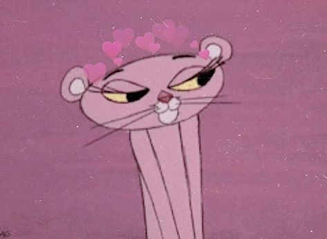 Pink Panther Pfp Aesthetic, Pink Panther Costume, Cartoon Baddies, Pinterest Pfp, Animation Aesthetic, Canvas Art Projects, Cute Headers, Best Profile Pictures, Cute Canvas Paintings