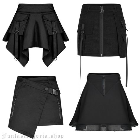 Gothic Skirt Short, Techwear Skirt Outfit, Techwear Shorts Female, Tech Wear Skirt, Skirt Techwear, Doberman Fursona, Punk Skirt Outfit, Cyberpunk Skirt, Short Black Skirt Outfit