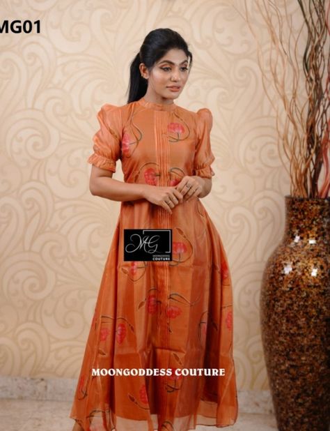 Organza Dress Material, Organza Kurti Neck Designs Latest, Feeding Party Wear Dress, Kurthi Models Latest, Organza Kurti Designs Latest, Fancy Frock, Gown Dress Party Wear, Feeding Dresses, Dress Designs For Stitching