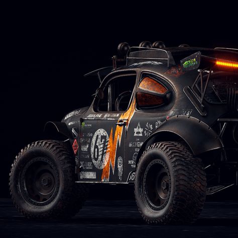 Volkswagen Beetle Offroad, Baja Bug Off Road, Baja Bug Ideas, Fusca Cross, Baja Beetle, Vw Rat Rod, Vw Baja Bug, Rat Rod Pickup, Carros Retro