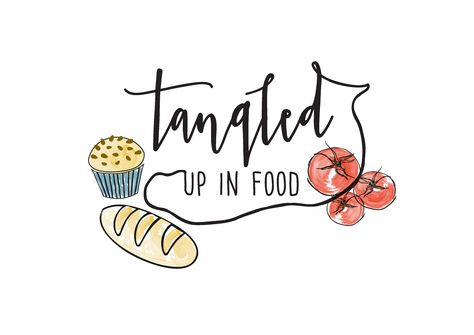 Food Blogger Logo, Food Blog Names, Food Blog Logo, Cowboy Food, Cooking Logo, Blogger Logo, Food Infographic, Food Logo Design, Drinks Logo