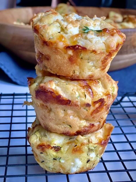 Feta And Zucchini Muffins, Savory Muffins Vegetarian, Feta And Zucchini, Zucchini Feta Recipes, Zucchini And Cheese Muffins, Hungry Happens Recipes Zucchini, Zucchini Feta Bake, Zucchini Feta Muffins, Hungry Happens Recipes