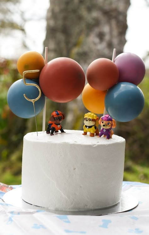 Paw Patrol Easy Cake, Paw Patrol Cake Simple, Paw Patrol Pasta, Neutral Paw Patrol Party, Paw Patrol Modern Party, Paw Patrol Birthday Modern, Pastel Paw Patrol Party, Modern Paw Patrol Birthday Party, Aesthetic Paw Patrol Birthday