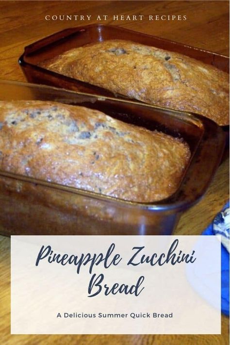 Sweet Bread Meat, Pineapple Zucchini Bread, Zucchini Pineapple Bread, Easy Zucchini Bread Recipes, Moist Zucchini Bread, Zucchini Recipes Dessert, Easy Zucchini Bread, Pineapple Bread, Best Zucchini Bread