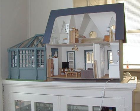 Building the Orchid - September The Orchid Dollhouse Ideas, Orchid Dollhouse Ideas, Orchid Dollhouse Interiors, Orchid Dollhouse, The Orchid Dollhouse, Greenleaf Orchid Dollhouse, Hobby House, Toy House, Contemporary Cottage