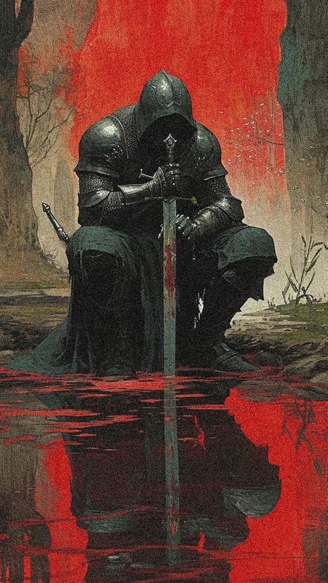 Dark Fantasy Wallpaper, Dark Fantasy Painting, Dark Souls Wallpaper, Dark Souls Artwork, العصور الوسطى, Medieval Aesthetic, Medieval Knights, Dark Fantasy Artwork, Karakter Marvel