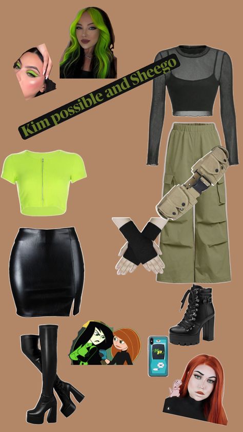 DIY costume ideas for Kim possible and sheego Sheego Costume, Kim Possible Costume, Diy Costume Ideas, Diy Costume, Kim Possible, Diy Costumes, Diy Halloween Decorations, Costume Ideas, Halloween Diy