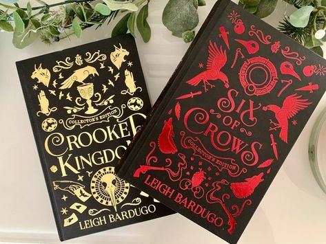 Six Of Crows Hardcover, Six Of Crows Special Edition, Crow Books, Crooked Kingdom, Leigh Bardugo, Six Of Crows, Crows, Mini Books, Book Aesthetic