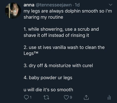 Leg Shaving Routine, Leg Shaving Steps, How To Get Smooth Legs After Shaving, Shaving Legs Tips Smooth Skin, Smooth Legs Shave Routine, Exfoliate Legs, Leg Routine, Soft Legs, Smooth Legs