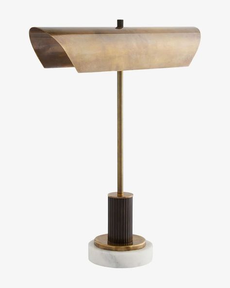 Lighting | Stylish Home Decorations | McGee & Co. Table Reading Lamp, Library Lamp, House Renovation Projects, Classic Table Lamp, Brass Desk Lamp, Library Table, Mcgee & Co, Fragrance Diffuser, Simplest Form