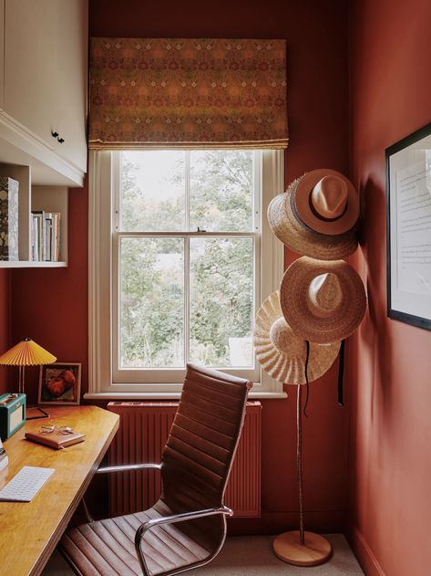 Desk Vibes, Welsh Cottage, Space House, Chelsea Textiles, Orange Chair, Library Table, House Shed, Colour Consultant, Hall Chair